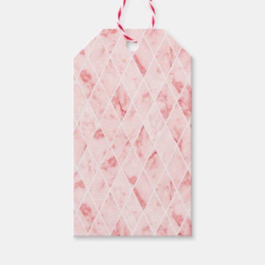 marmer cadeaulabel (Voorkant)