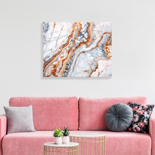 marmer canvas afdruk (Insitu (Woonkamer))