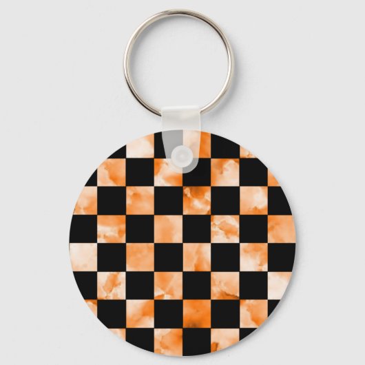 Marmer Checkerboard Sleutelhanger (Voorkant)
