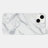 Marmer chique trendy schone iPhone cover (Achterkant (horizontaal))