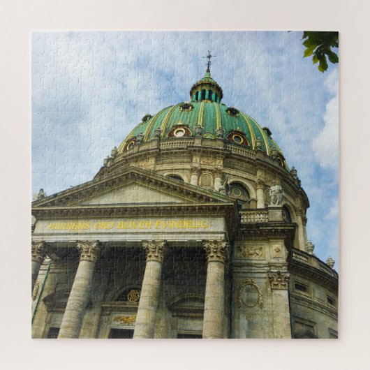 Marmer Church Frederiks Kirke Kopenhagen Legpuzzel (Verticaal)