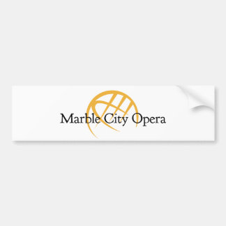 marmer city opera bumper sticker