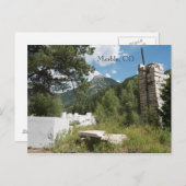 Marmer, CO Briefkaart (Voorkant / Achterkant)