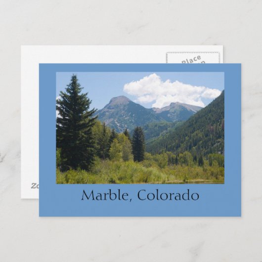 Marmer, Colorado Briefkaart (Voorkant / Achterkant)