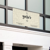 Marmer Company Convention Market Spandoek (Buitenkant Gebouw)