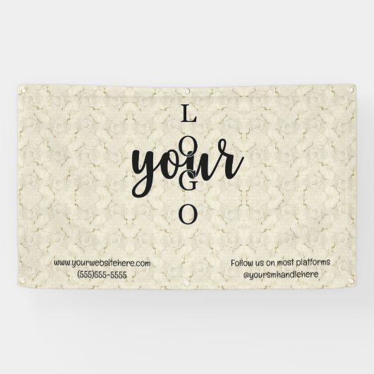 Marmer Company Convention Market Spandoek (Horizontaal)