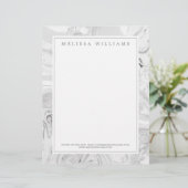 Marmer Creatieve Professionele Moderne Letterkop Briefhoofd (Staand voorkant)