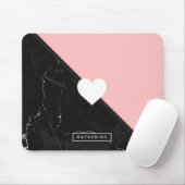 Marmer & Cute Heart Muismat (Met muis)