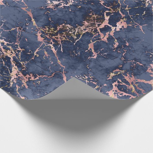 Marmer decoratief effect op cadeaupapier (Hoek)