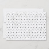 Marmer | Eenvoudig modern huwelijksfeest Kaart (Achterkant)