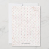 Marmer | Eenvoudige moderne Typografie Engagement  Kaart (Achterkant)