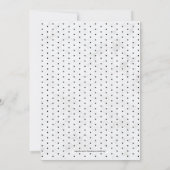 Marmer | Eenvoudige moderne Typografie Engagement  Kaart (Achterkant)