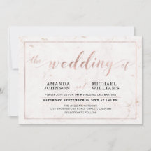 Marmer | Eenvoudige moderne typografie-weddenschap