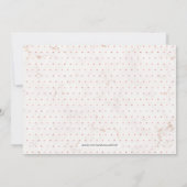 Marmer | Eenvoudige moderne typografie-weddenschap Kaart (Achterkant)