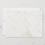 Marmer | Eenvoudige moderne weduwenschoen Kaart (Achterkant)