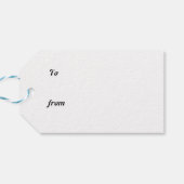 Marmer effect cadeaulabel (Achterkant Horizontaal)