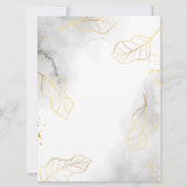 Marmer-effect van de prachtige Shinning Gold Kaart (Achterkant)