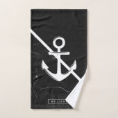 Marmer en Anchor Bad Handdoek (Handdoek)