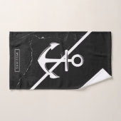 Marmer en Anchor Bad Handdoek (Handdoek)