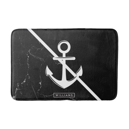 Marmer en Anchor Badmat (Voorkant)