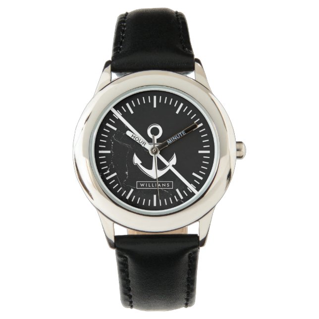 Marmer en Anchor Horloge (Voorkant)