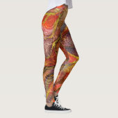 Marmer en design texturen leggings (Rechts)