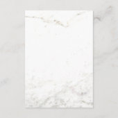 Marmer en Faux Roos Gouden Geometrische Gast Detai Informatiekaartje (Achterkant)