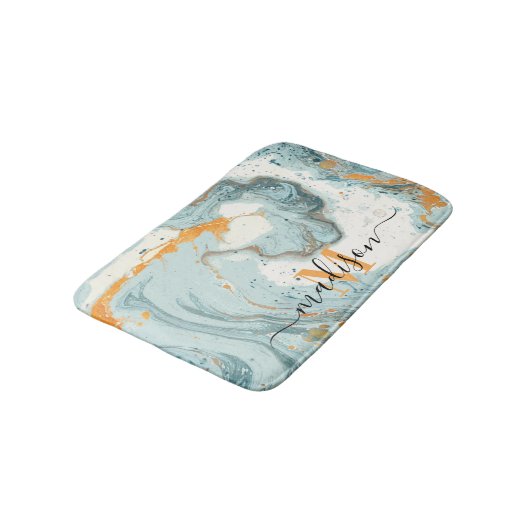 Marmer en Glitter Abstract Badmat (Gekanteld)