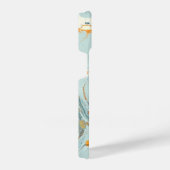 Marmer en Glitter Abstract iPhone Hoesje (Rechterkant)