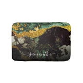 Marmer en Glitter Abstracte Textuur Badmat (Voorkant)