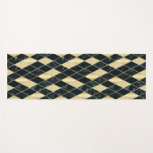 Marmer en Glitter Art Deco Yoga Mat (Voorkant (horizontaal))
