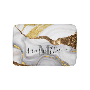 Marmer en Glitter Badmat