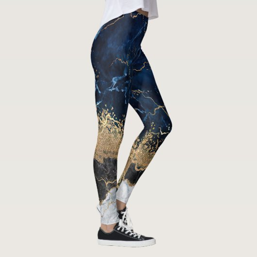 Marmer en Glitter Leggings (Rechts)