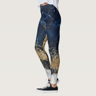 Marmer en Glitter Leggings