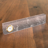 Marmer en Glitter Naambordje (Zijkant)