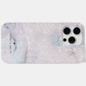 Marmer en Glitter Printen Textuur Case-Mate iPhone Case (Achterkant (horizontaal))