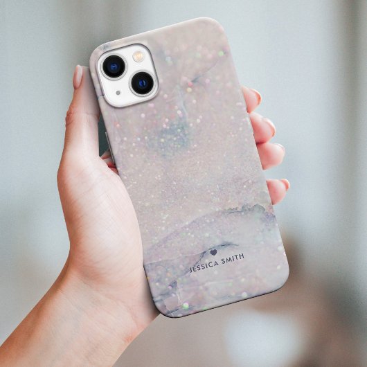 Marmer en Glitter Printen Textuur Case-Mate iPhone Case
