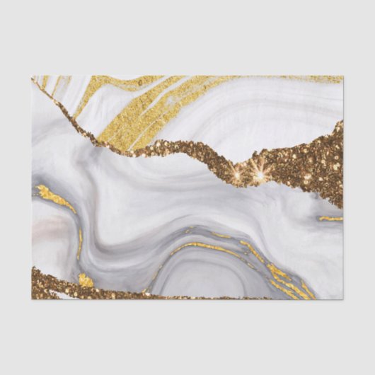Marmer en Glitter Tissuepapier (Voorkant)