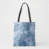 Marmer en Glitter Tote Bag (Voorkant)
