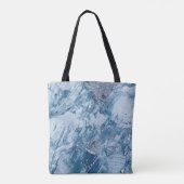 Marmer en Glitter Tote Bag (Achterkant)