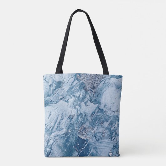 Marmer en Glitter Tote Bag (Achterkant)