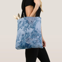 Marmer en Glitter Tote Bag