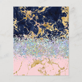 Marmer en glitterscrapboekachtergrond