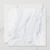 Marmer en Gold Wedding Save the Date (Achterkant)