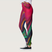 Marmer en goud glinsteren  leggings (Links)