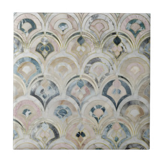 Marmer en goudkeramische munt van Marokko Tegeltje