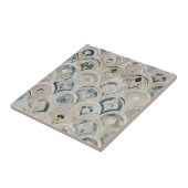 Marmer en goudkeramische munt van Marokko Tegeltje (Zijkant)