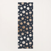 Marmer- en goudmarmer- en gouden stippen, stijlvol yogamat (Achterkant)