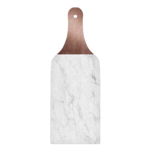 Marmer- en koperkapperskaart snijplank (Voorkant)