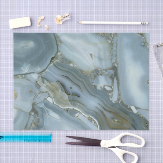 Marmer en kristallen tissuepapier (Craft)